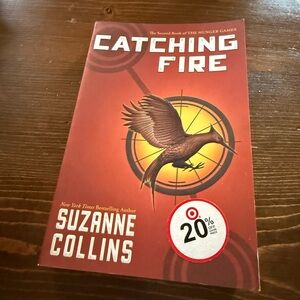 Catching Fire Book with Red Cover